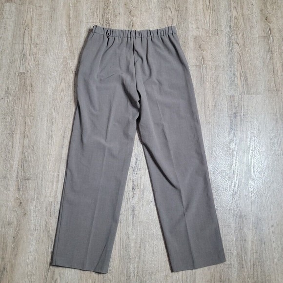 Briggs New York Pull On Career Dress Pants ~ Sz 6P ~ Brown ~ 28.5" Inseam - Picture 7 of 7